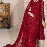 Alizeh | Dua Formals 23 | DUA-V01D03B- SYLVI ( RED )