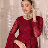 Alizeh | Dua Formals 23 | DUA-V01D03B- SYLVI ( RED )