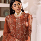 Alizeh | Dua Formals 23 | DUA-V01D02A- LYRA ( RUST )