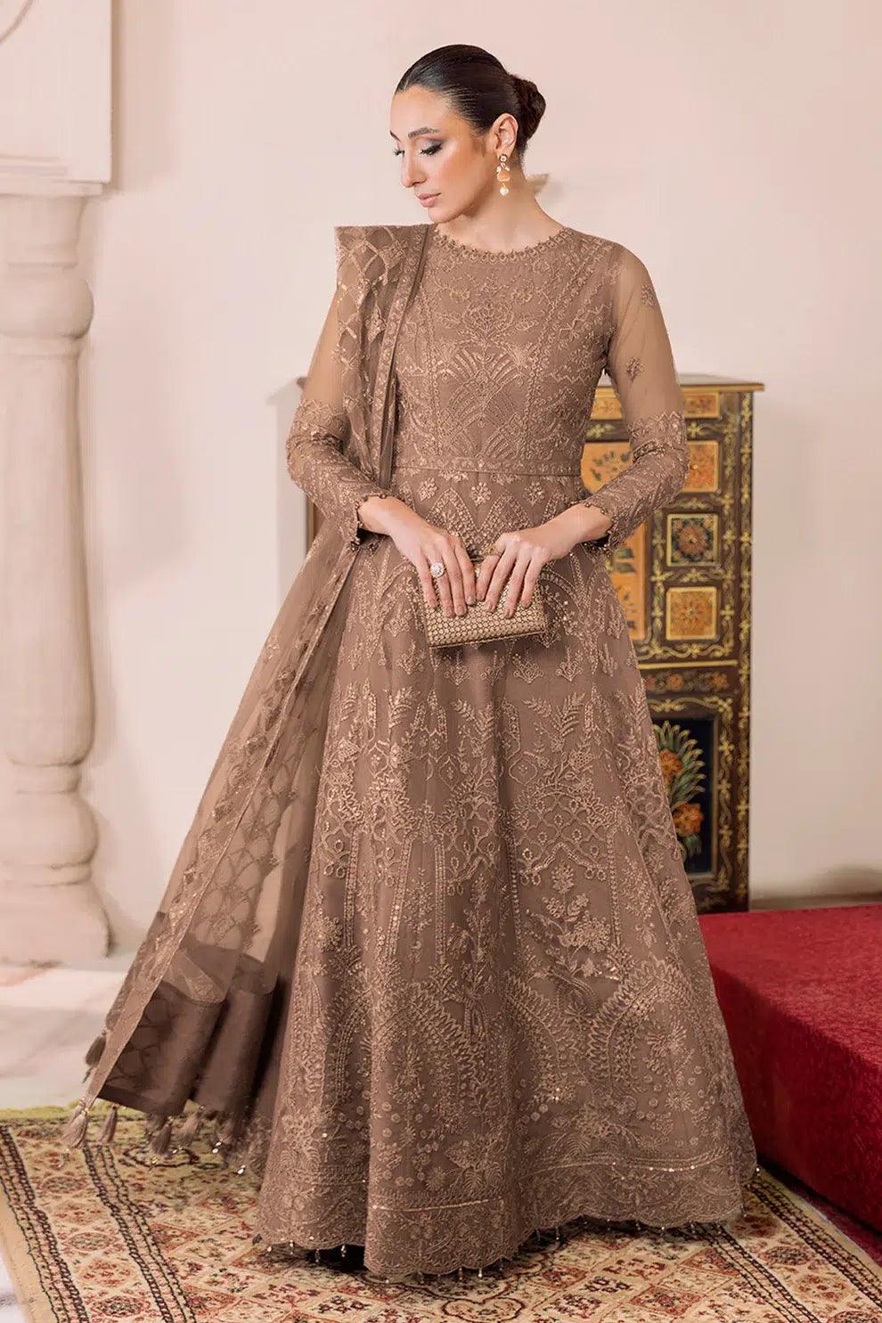 Alizeh | Dua Formals 23 | DUA-V01D05B- RYAN ( BEIGE ) - Rang-e-Khaas