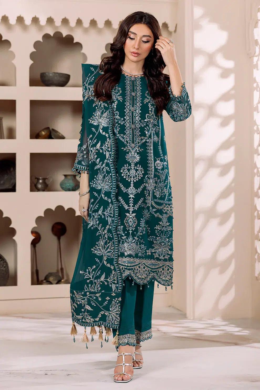 Alizeh | Dua Formals 23 | DUA-V01D02B- LYRA ( ZINC ) - Rang-e-Khaas