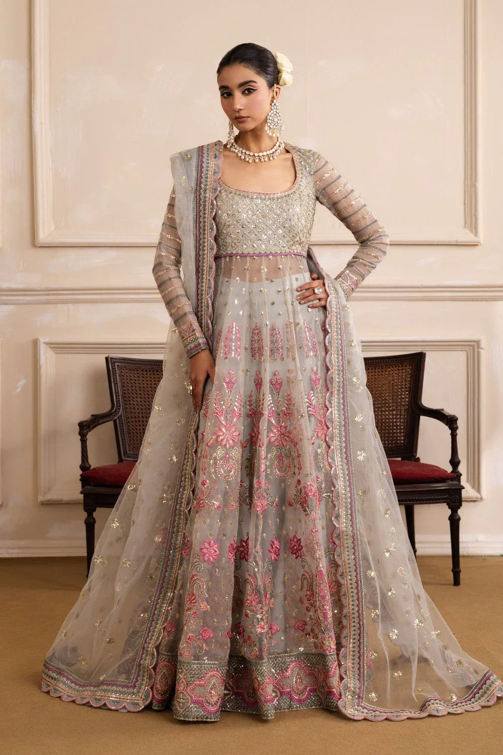 Maryum N Maria | Izara Formals | AMUMET - MW40026 - Rang-e-Khaas