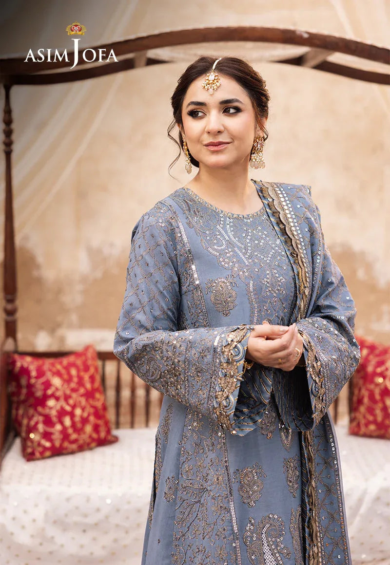Asim Jofa | Chikankari Eid24 | AJCE-12 - Rang-e-Khaas