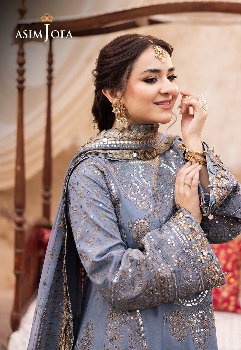 Asim Jofa | Chikankari Eid24 | AJCE-12 - Rang-e-Khaas