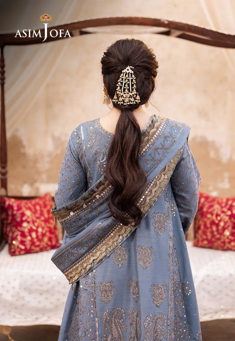 Asim Jofa | Chikankari Eid24 | AJCE-12 - Rang-e-Khaas