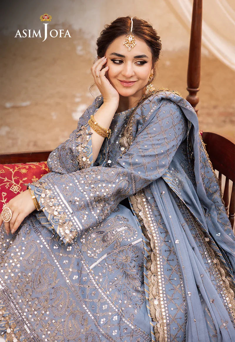 Asim Jofa | Chikankari Eid24 | AJCE-12 - Rang-e-Khaas