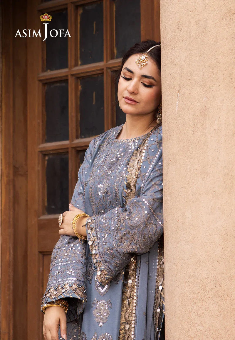 Asim Jofa | Chikankari Eid24 | AJCE-12 - Rang-e-Khaas
