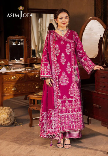 Asim Jofa | Chikankari Eid24 | AJCE-09 - Rang-e-Khaas