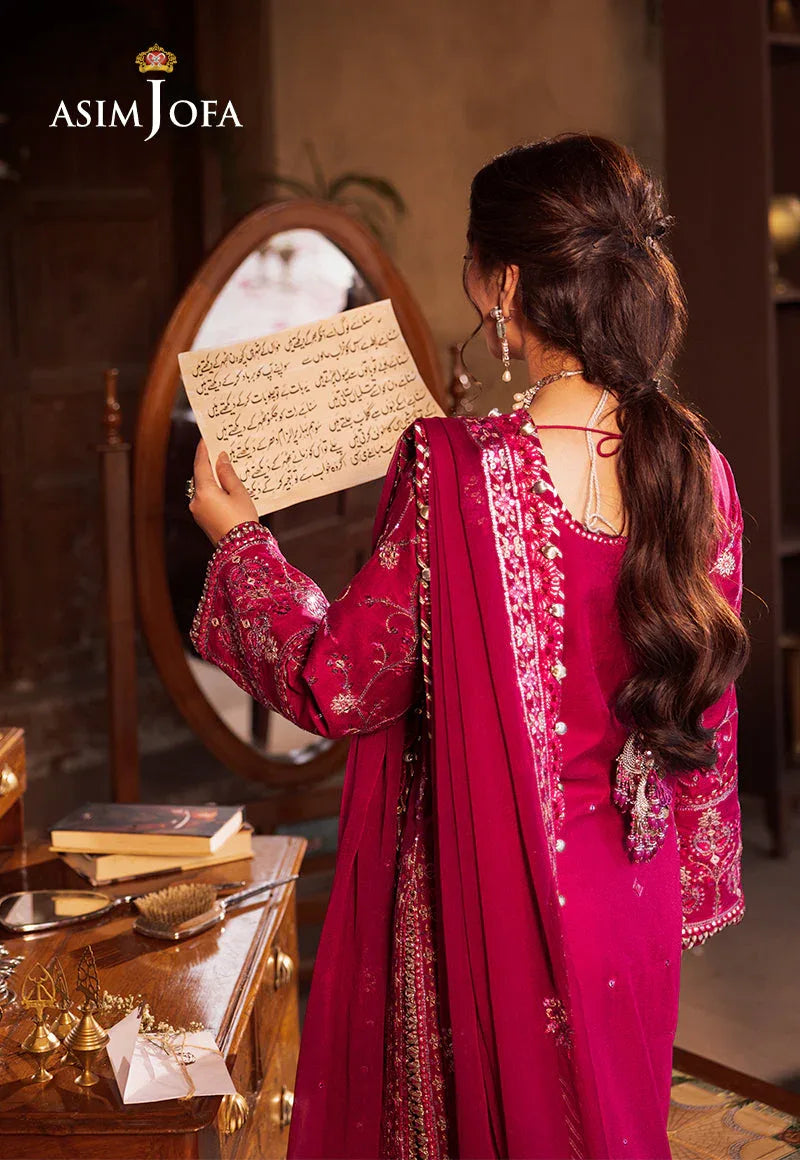 Asim Jofa | Chikankari Eid24 | AJCE-09 - Rang-e-Khaas