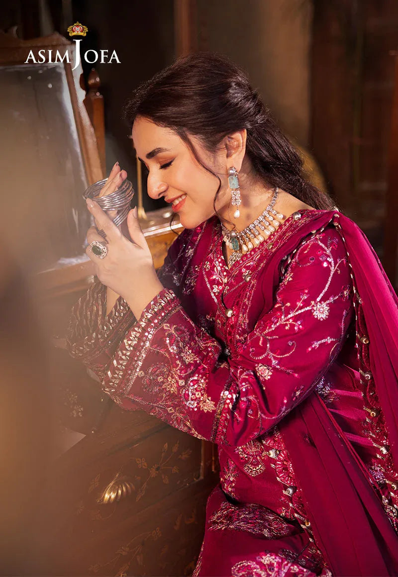 Asim Jofa | Chikankari Eid24 | AJCE-09 - Rang-e-Khaas