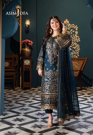 Asim Jofa | Fasana e Ishq Eid Luxury Lawn | AJFI-30 - Rang-e-Khaas