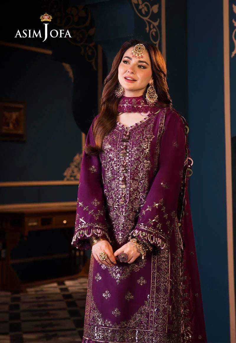 Asim Jofa | Fasana e Ishq Eid Luxury Lawn | AJFI-11 - Rang-e-Khaas