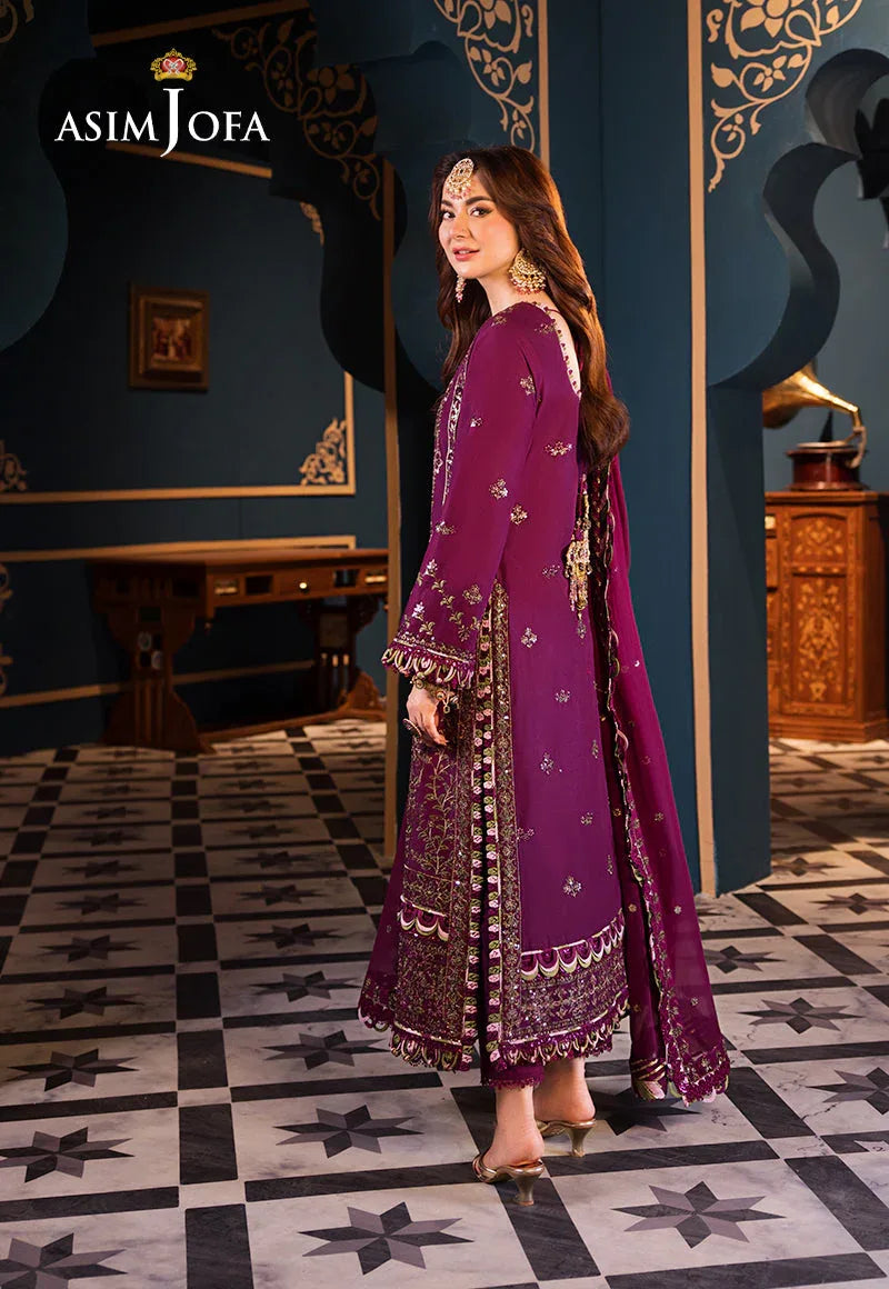 Asim Jofa | Fasana e Ishq Eid Luxury Lawn | AJFI-11 - Rang-e-Khaas