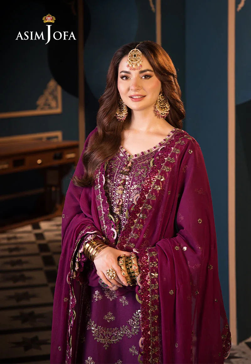 Asim Jofa | Fasana e Ishq Eid Luxury Lawn | AJFI-11 - Rang-e-Khaas