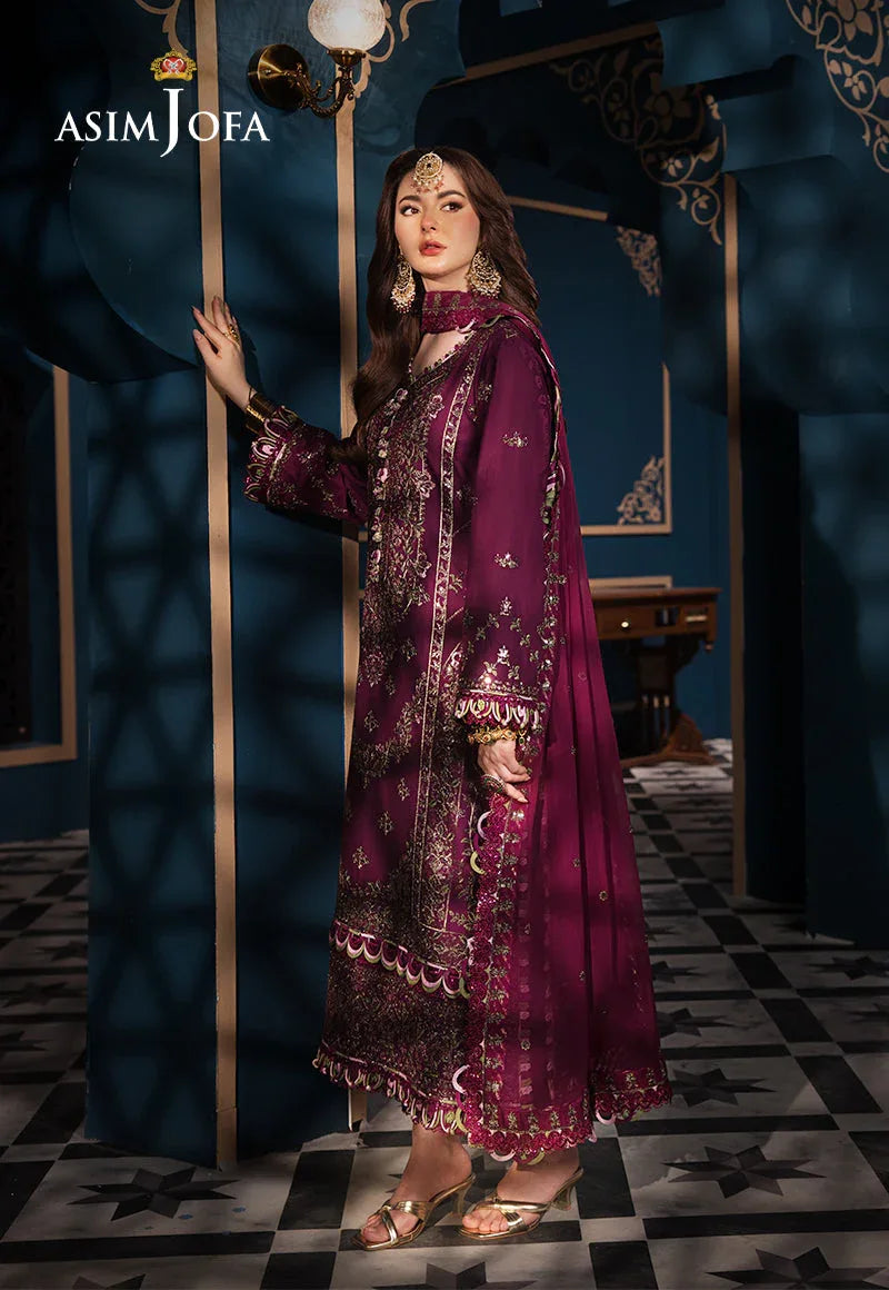 Asim Jofa | Fasana e Ishq Eid Luxury Lawn | AJFI-11 - Rang-e-Khaas