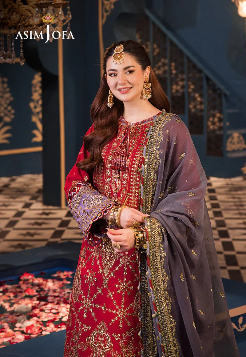 Asim Jofa | Fasana e Ishq Eid Luxury Lawn | AJFI-27 - Rang-e-Khaas