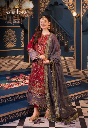 Asim Jofa | Fasana e Ishq Eid Luxury Lawn | AJFI-27 - Rang-e-Khaas
