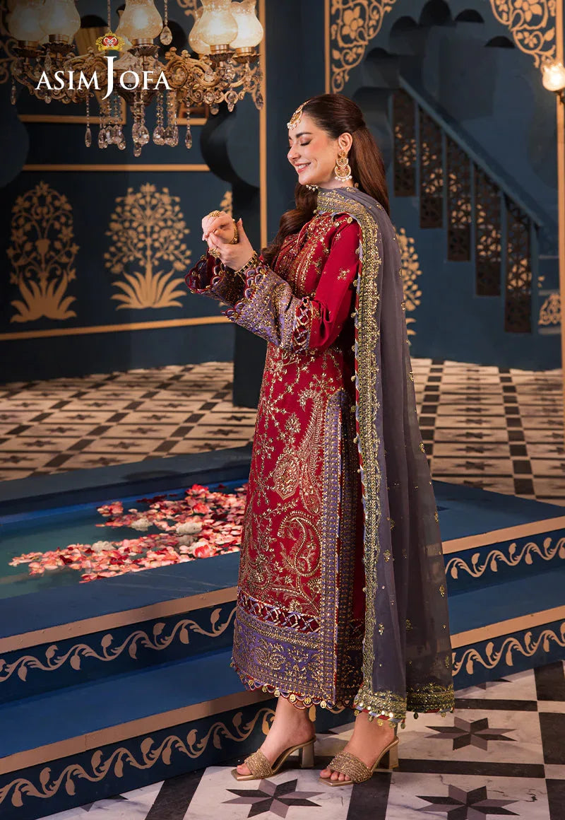 Asim Jofa | Fasana e Ishq Eid Luxury Lawn | AJFI-27 - Rang-e-Khaas