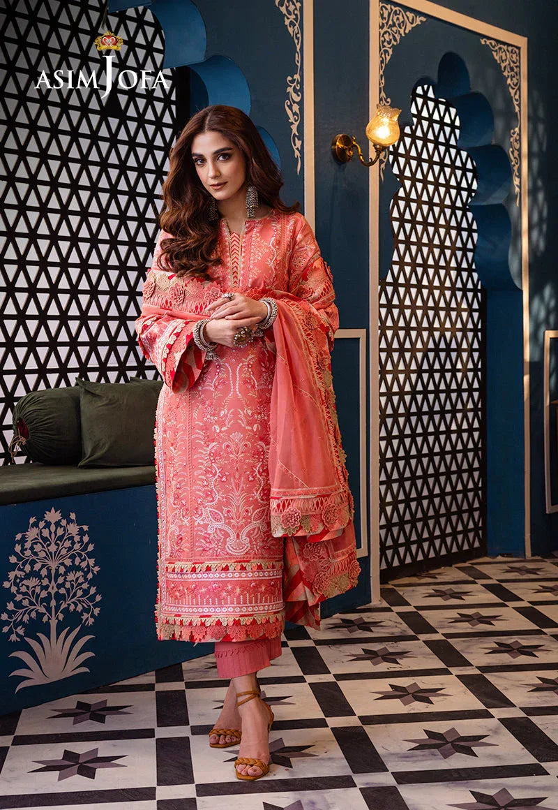 Asim Jofa | Fasana e Ishq Eid Luxury Lawn | AJFI-07 - Rang-e-Khaas