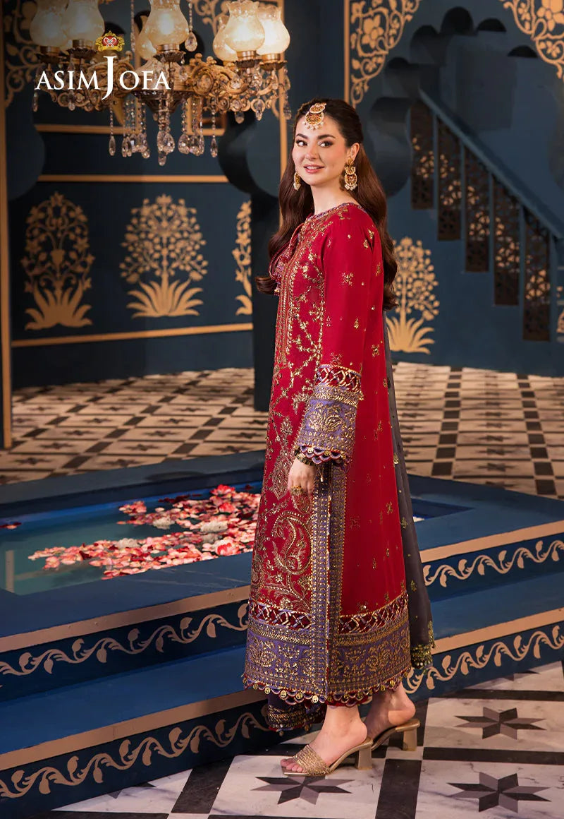 Asim Jofa | Fasana e Ishq Eid Luxury Lawn | AJFI-27 - Rang-e-Khaas