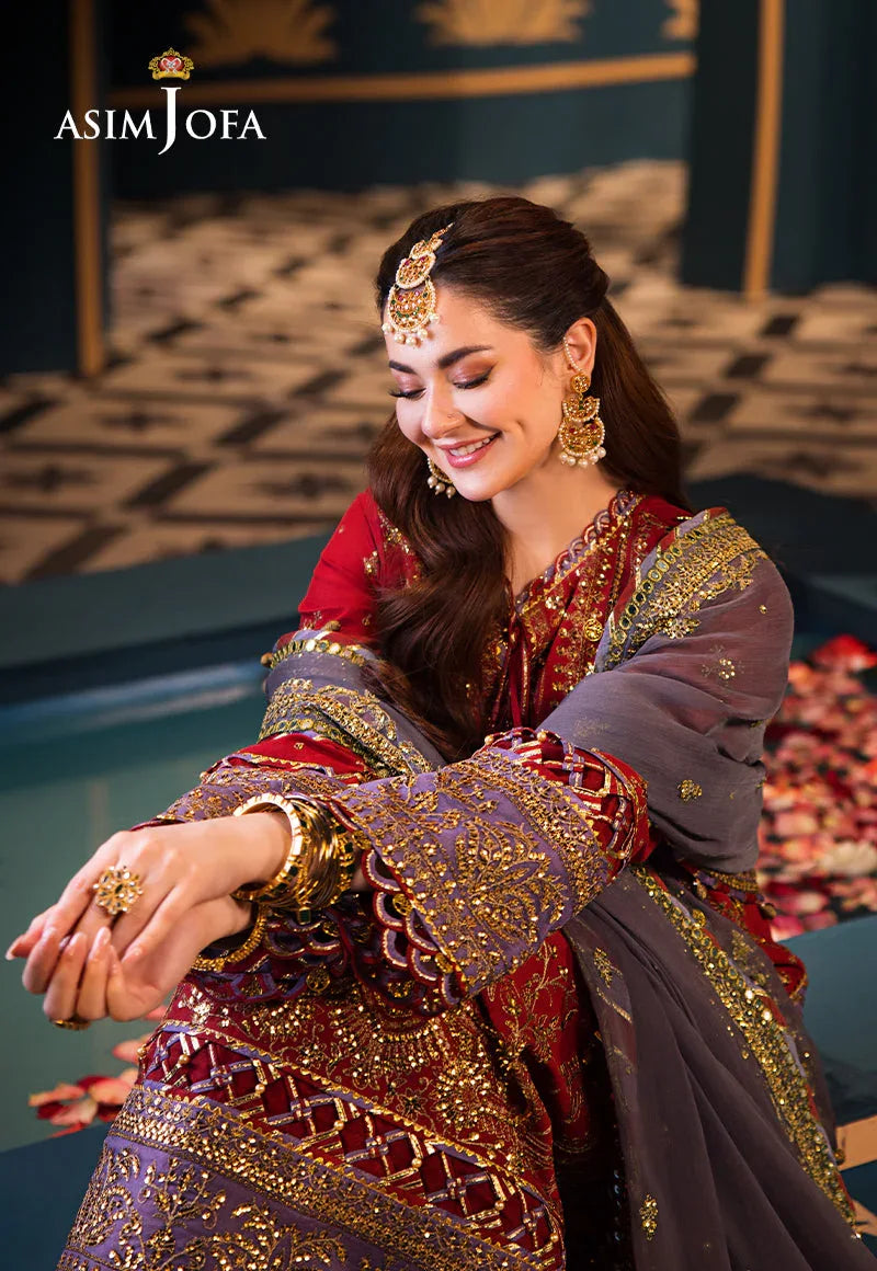 Asim Jofa | Fasana e Ishq Eid Luxury Lawn | AJFI-27 - Rang-e-Khaas
