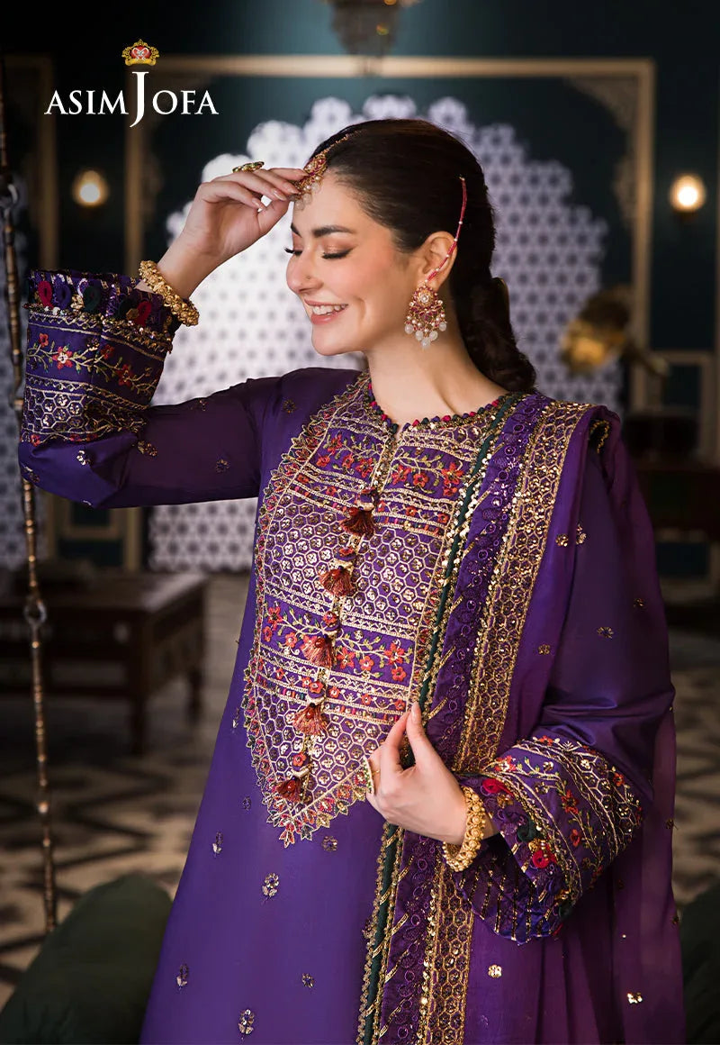 Asim Jofa | Fasana e Ishq Eid Luxury Lawn | AJFI-16 - Rang-e-Khaas