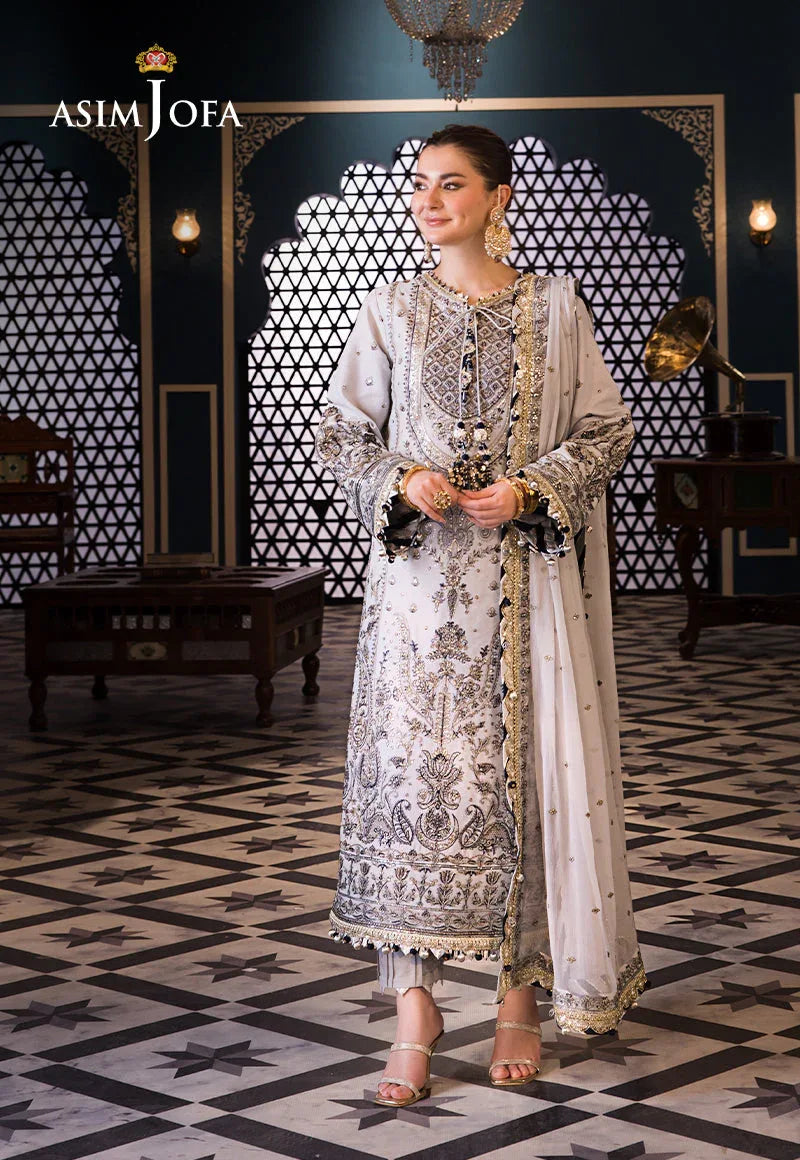 Asim Jofa | Fasana e Ishq Eid Luxury Lawn | AJFI-28 - Rang-e-Khaas