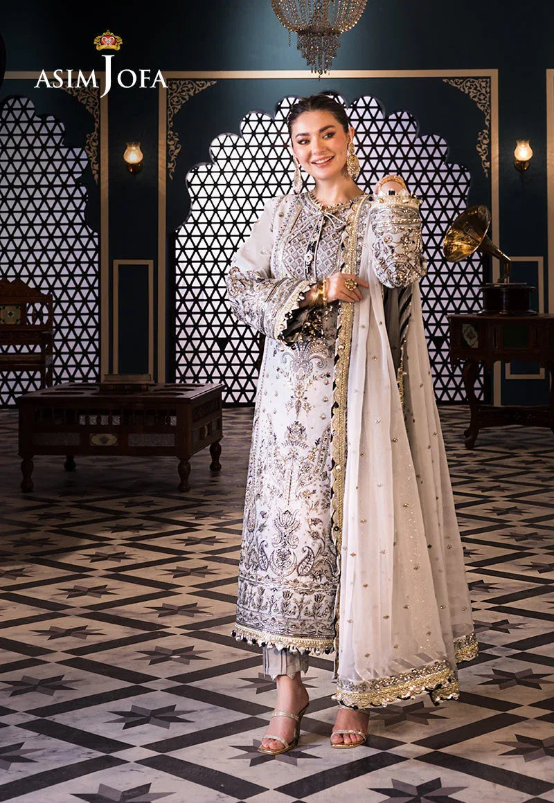 Asim Jofa | Fasana e Ishq Eid Luxury Lawn | AJFI-28 - Rang-e-Khaas