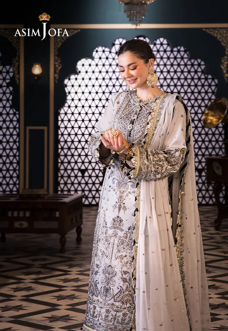 Asim Jofa | Fasana e Ishq Eid Luxury Lawn | AJFI-28 - Rang-e-Khaas