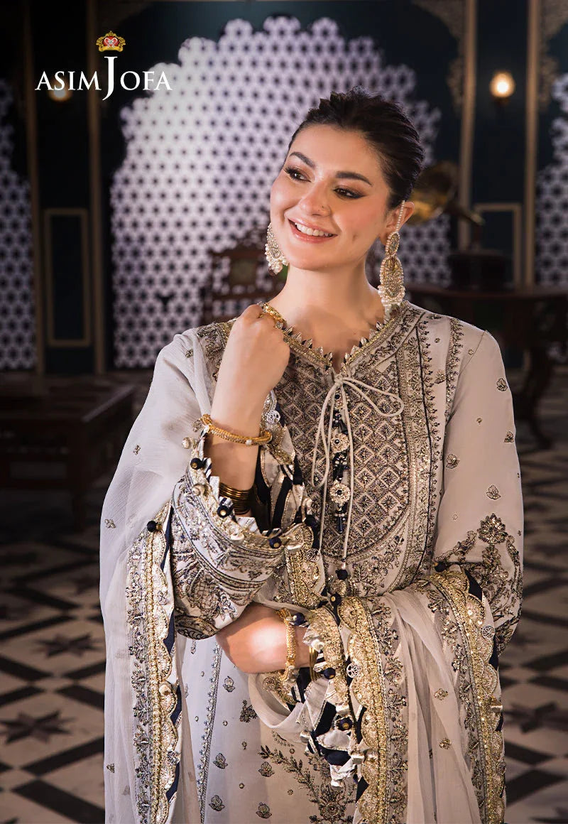 Asim Jofa | Fasana e Ishq Eid Luxury Lawn | AJFI-28 - Rang-e-Khaas