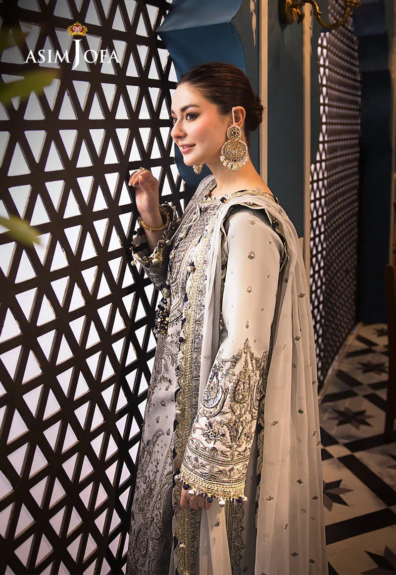 Asim Jofa | Fasana e Ishq Eid Luxury Lawn | AJFI-28 - Rang-e-Khaas