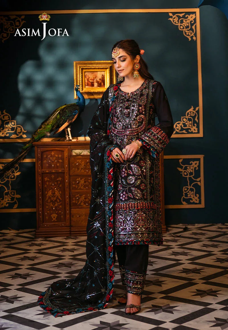 Asim Jofa | Fasana e Ishq Eid Luxury Lawn | AJFI-14 - Rang-e-Khaas
