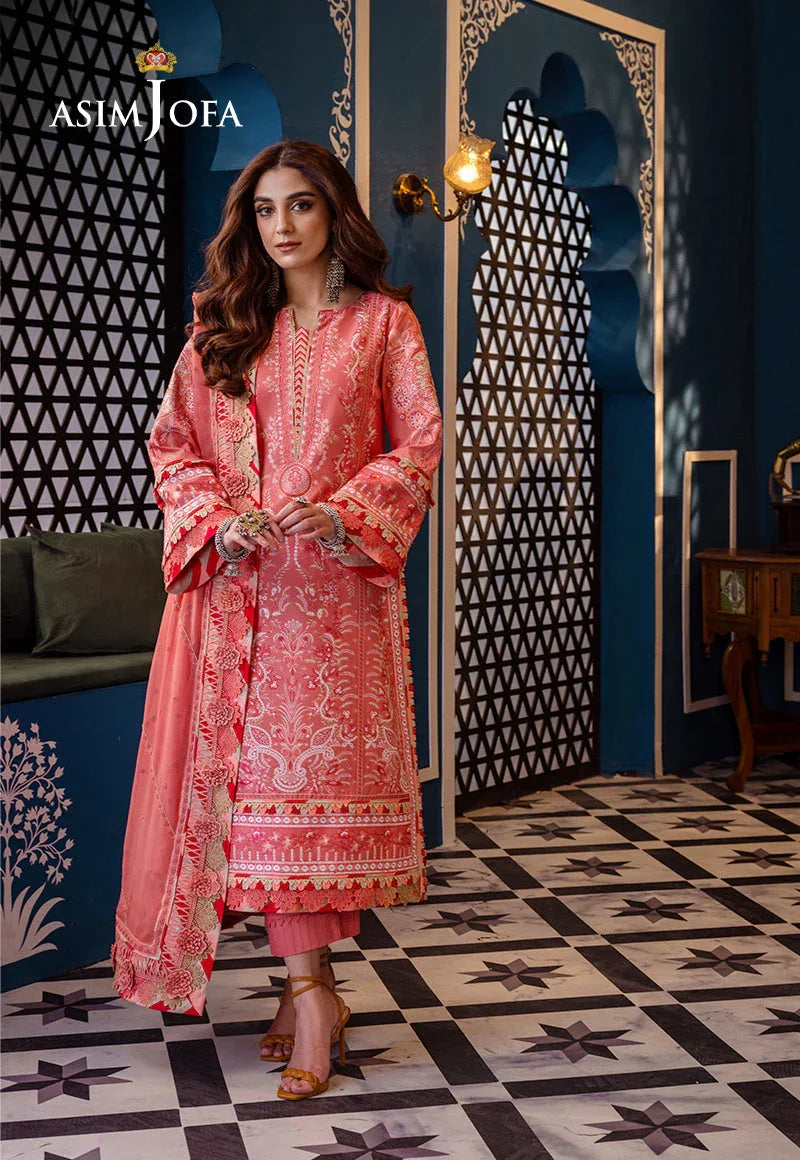 Asim Jofa | Fasana e Ishq Eid Luxury Lawn | AJFI-07 - Rang-e-Khaas