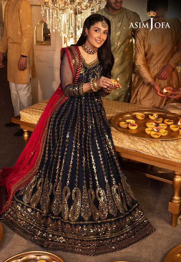 Asim Jofa | Shehnai Festive Collection | AJSH-10 - Rang-e-Khaas