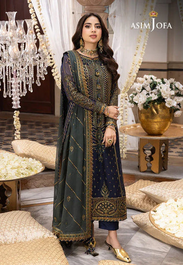 Asim Jofa | Shehnai Festive Collection | AJSH-12 - Rang-e-Khaas