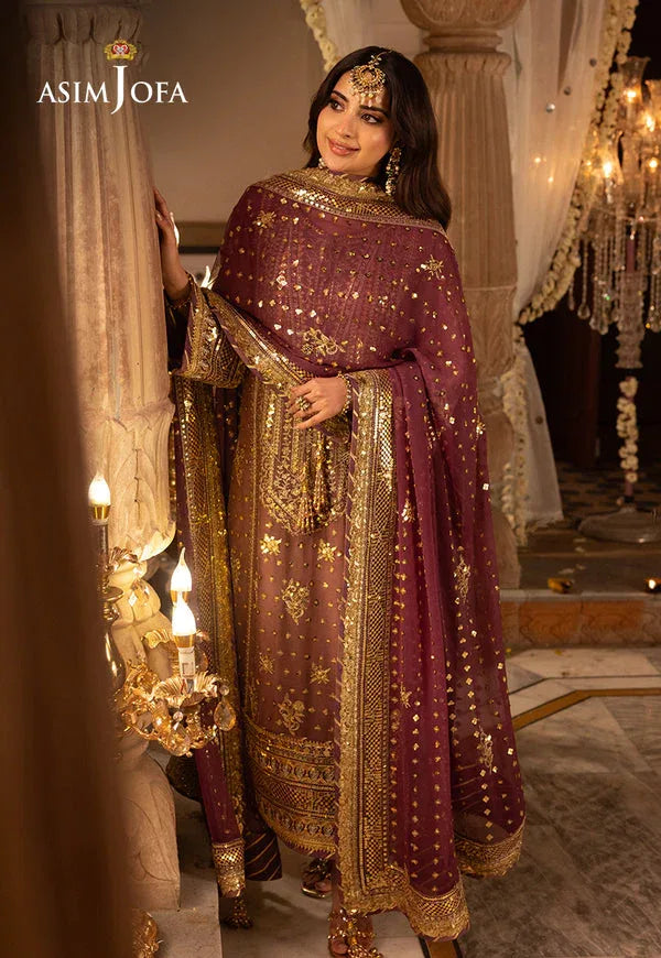 Asim Jofa | Shehnai Festive Collection | AJSH-17 - Rang-e-Khaas