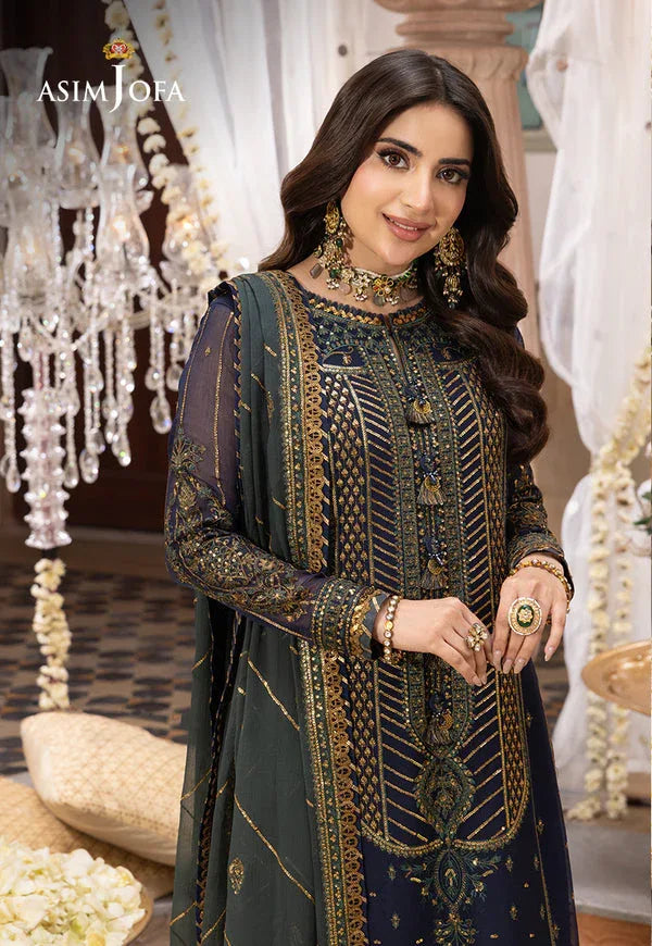 Asim Jofa | Shehnai Festive Collection | AJSH-12 - Rang-e-Khaas