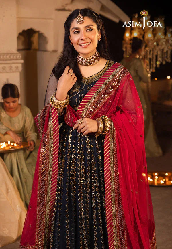 Asim Jofa | Shehnai Festive Collection | AJSH-10 - Rang-e-Khaas