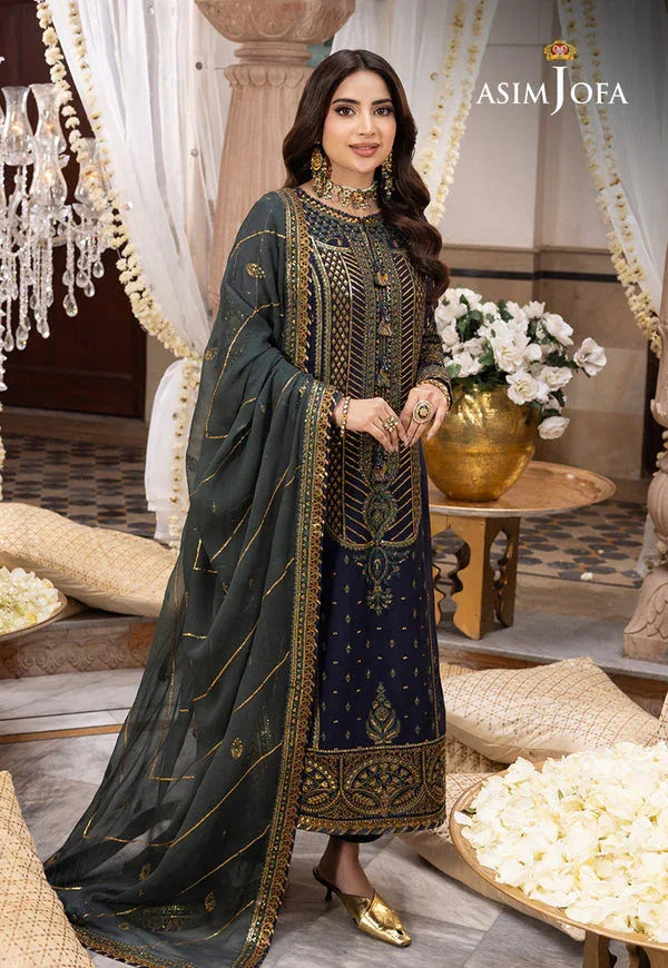 Asim Jofa | Shehnai Festive Collection | AJSH-12 - Rang-e-Khaas