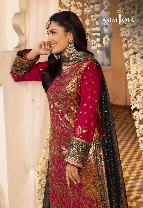 Asim Jofa | Shehnai Festive Collection | AJSH-19 - Rang-e-Khaas