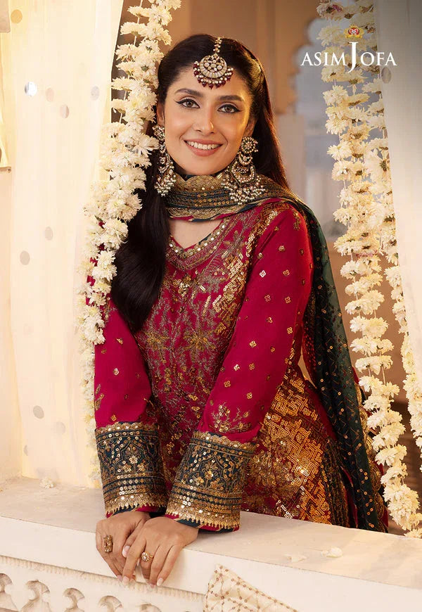 Asim Jofa | Shehnai Festive Collection | AJSH-19 - Rang-e-Khaas
