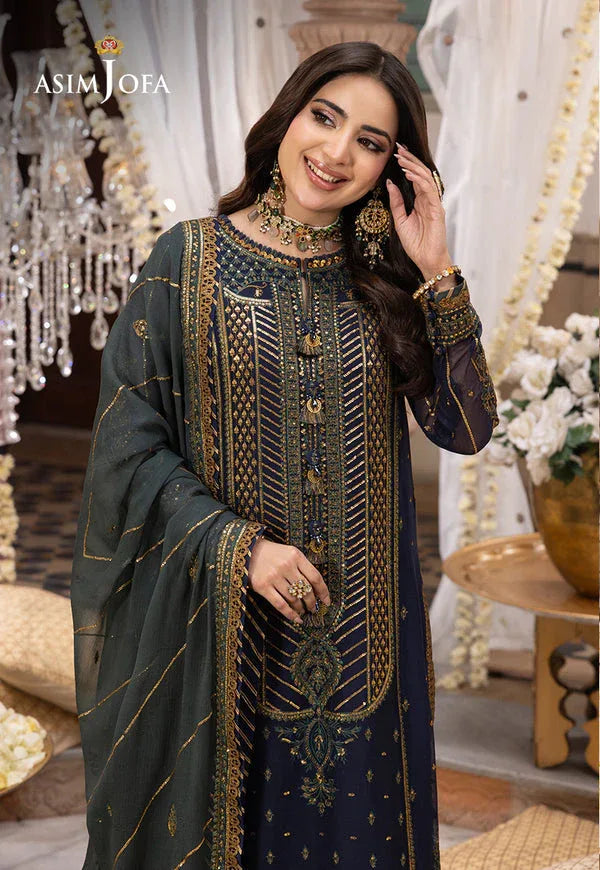 Asim Jofa | Shehnai Festive Collection | AJSH-12 - Rang-e-Khaas