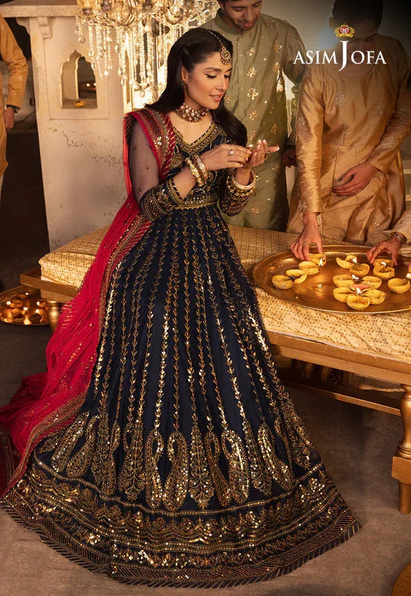 Asim Jofa | Shehnai Festive Collection | AJSH-10 - Rang-e-Khaas