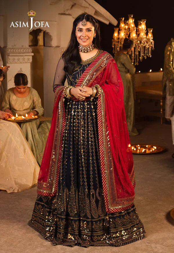 Asim Jofa | Shehnai Festive Collection | AJSH-10 - Rang-e-Khaas
