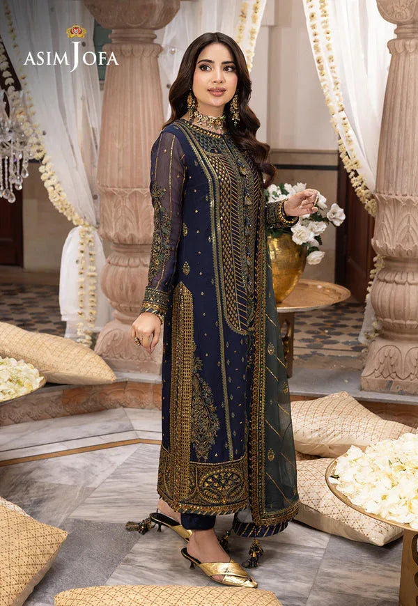 Asim Jofa | Shehnai Festive Collection | AJSH-12 - Rang-e-Khaas