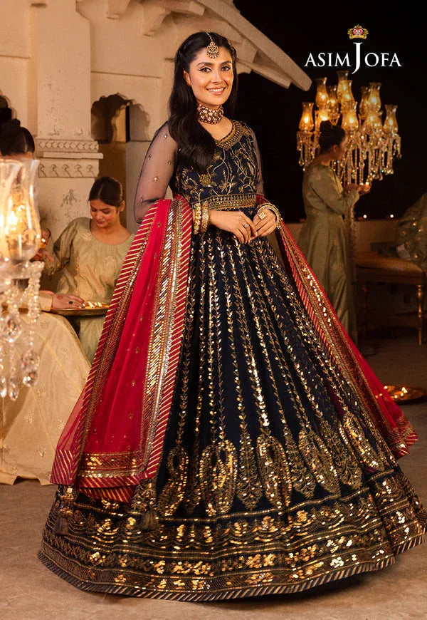 Asim Jofa | Shehnai Festive Collection | AJSH-10 - Rang-e-Khaas