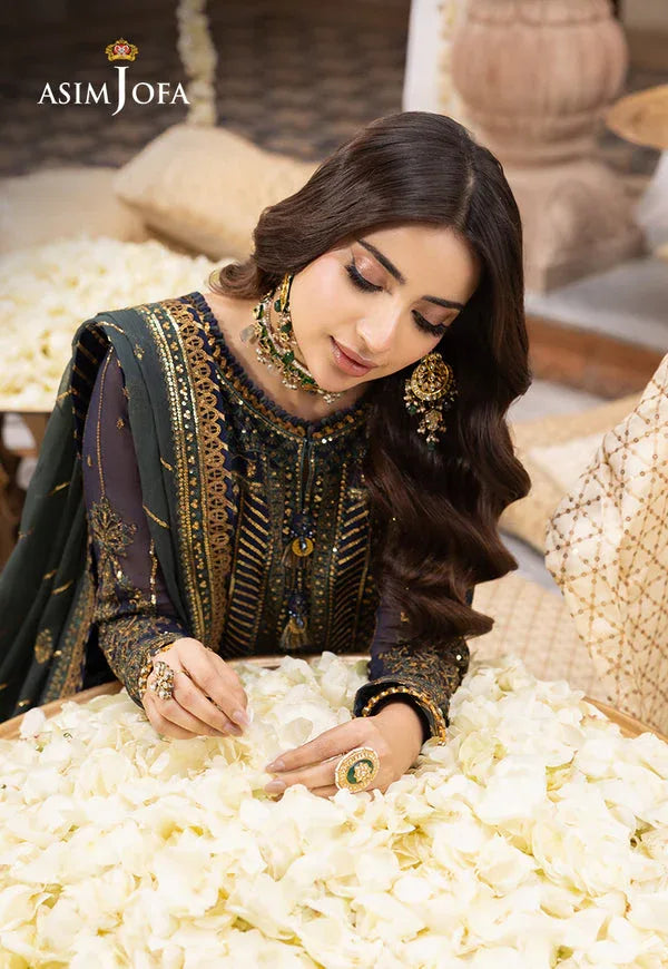 Asim Jofa | Shehnai Festive Collection | AJSH-12 - Rang-e-Khaas
