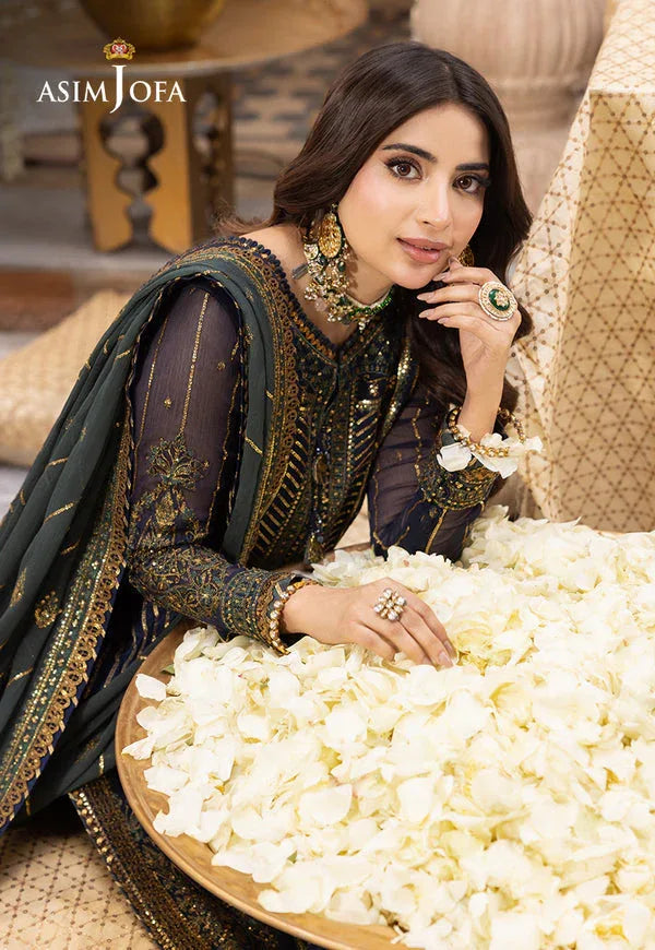 Asim Jofa | Shehnai Festive Collection | AJSH-12 - Rang-e-Khaas
