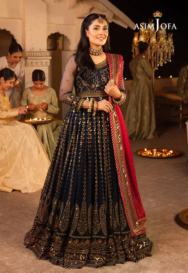 Asim Jofa | Shehnai Festive Collection | AJSH-10 - Rang-e-Khaas