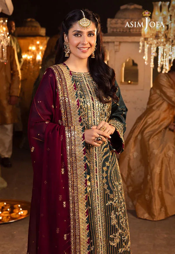 Asim Jofa | Shehnai Festive Collection | AJSH-20 - Rang-e-Khaas